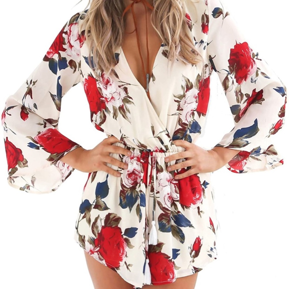 Relipop floral print romper